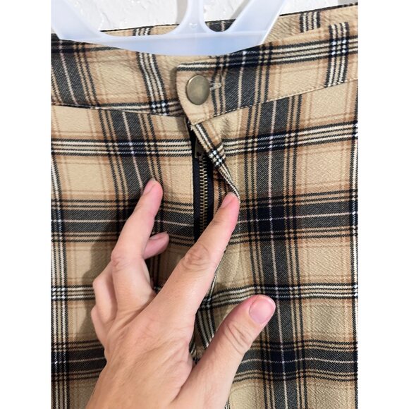 Forever 21 Y2K 90’s Plaid Bellbottom Flare Pants - Picture 6 of 8